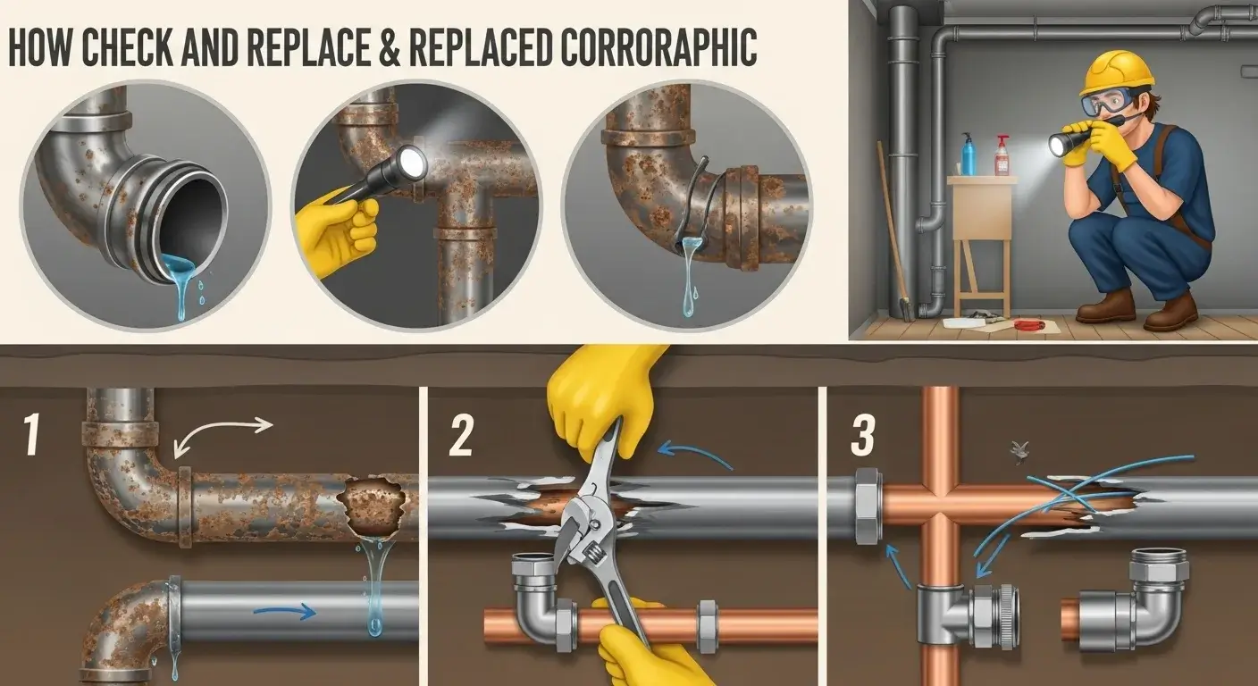 Check & Replace Corroded Pipes