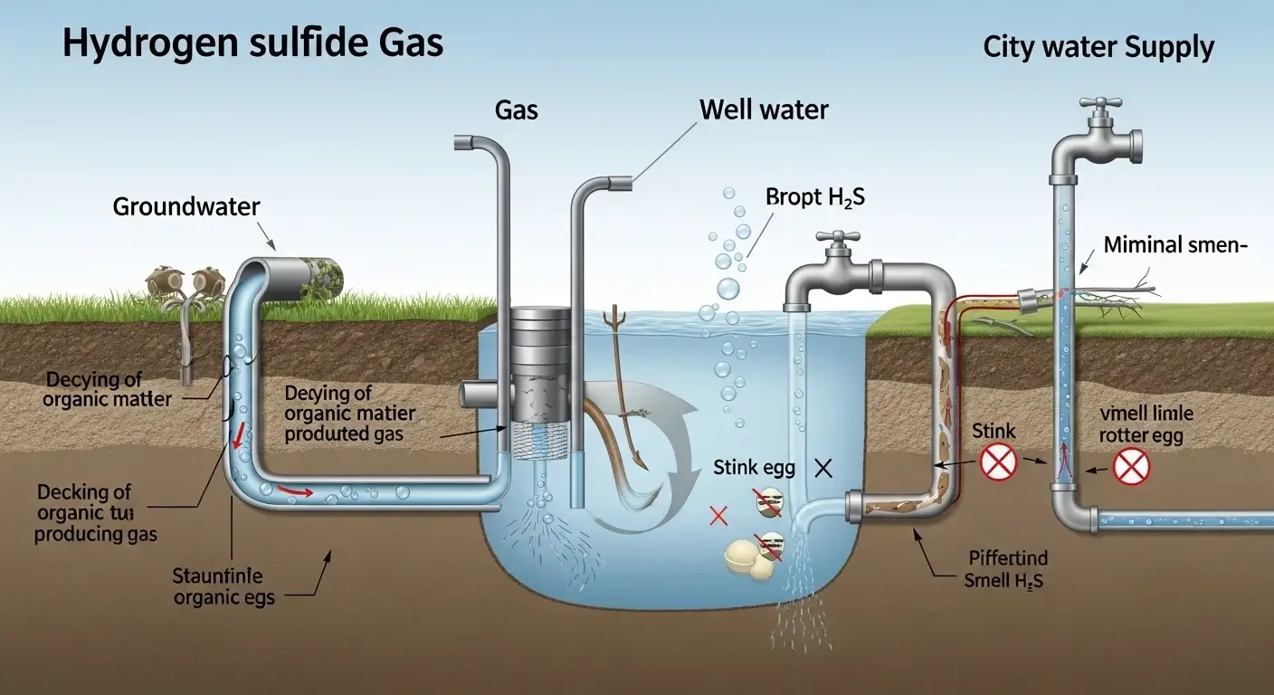 Hydrogen Sulfide Gas in Water Supply