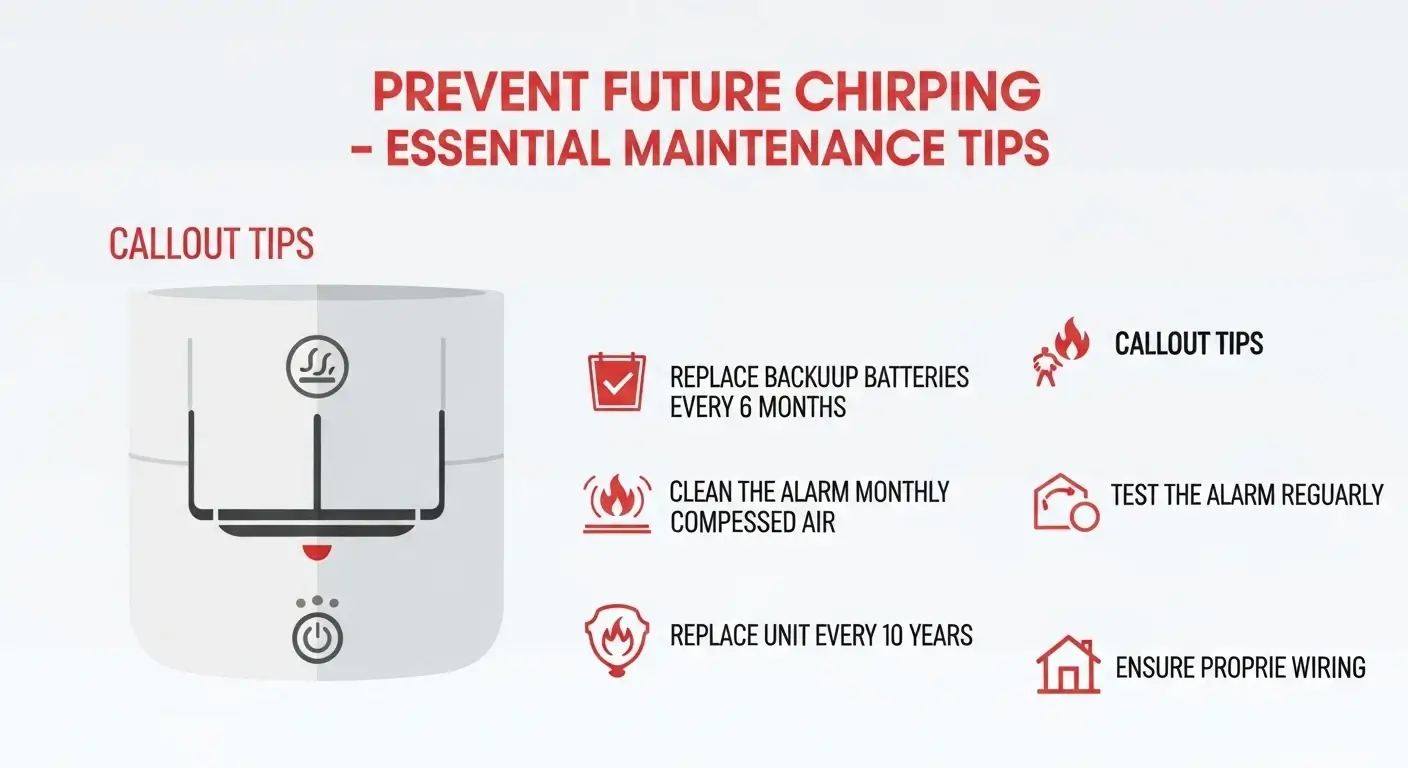 Prevent Future Chirping – Essential Maintenance Tips