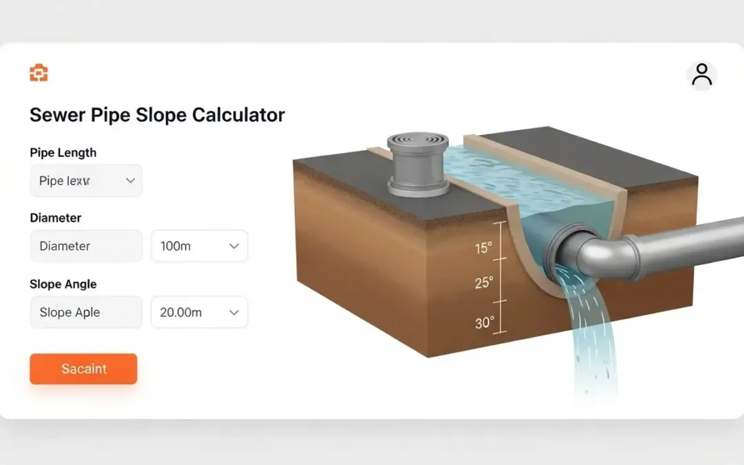 Sewer Pipe Slope Calculator​